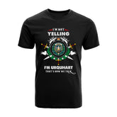Urquhart Tartan Crest T-shirt - I'm not yelling style